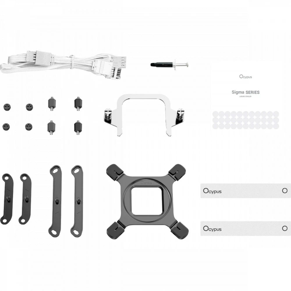 Система охлаждения Ocypus Sigma L24 WH ARGB Sigma-L24-WH2AAWWN00X-GL Для процессора