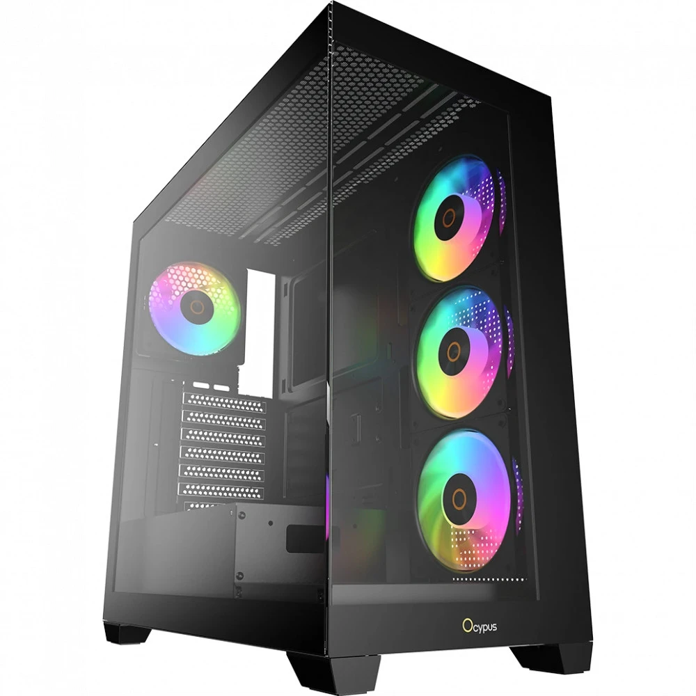 Корпус Ocypus Gamma C72 BK ARGB Gamma-C72-BKD400XX-GL Mid-Tower