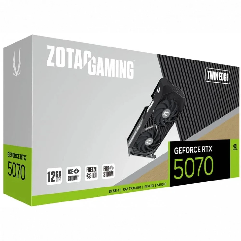 Видеокарта Zotac NVIDIA GeForce RTX 5070 Twin Edge 12GB ZT-B50700E-10P 12Gb 12 ГБ