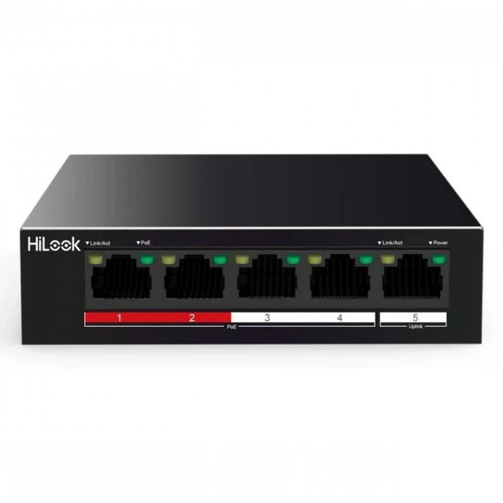 Коммутатор HiLook NS-0105P-35(B) 301801550 100 Base-T (100 мбит/с)