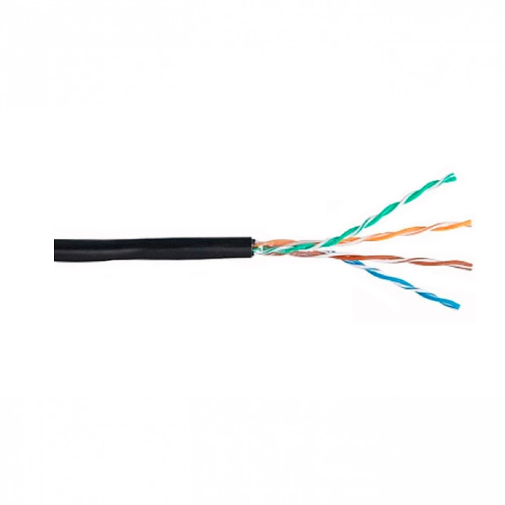 Аксессуар для кабельных сетей KCEP Кабель U/UTP 4х2xAWG 24/1 PE1 Cat.5e (0,51), ЧЕРНЫЙ TD00000009811