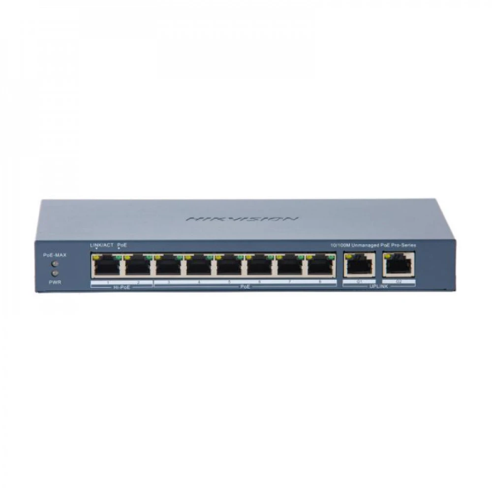 Коммутатор Hikvision DS-3E0310HP-E(C) 301803410 100 Base-T (100 мбит/с)
