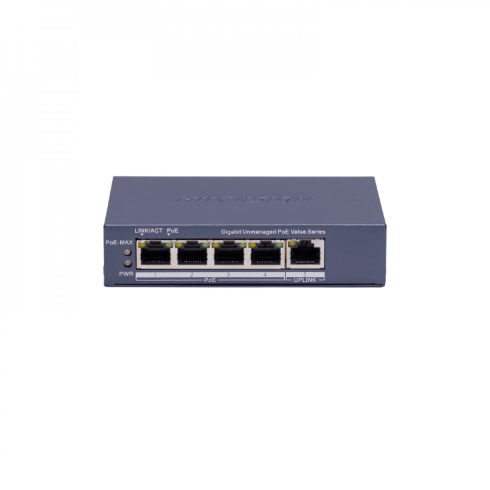 Коммутатор Hikvision DS-3E0505P-E/M 301803375 1000 Base-T (1000 мбит/с)