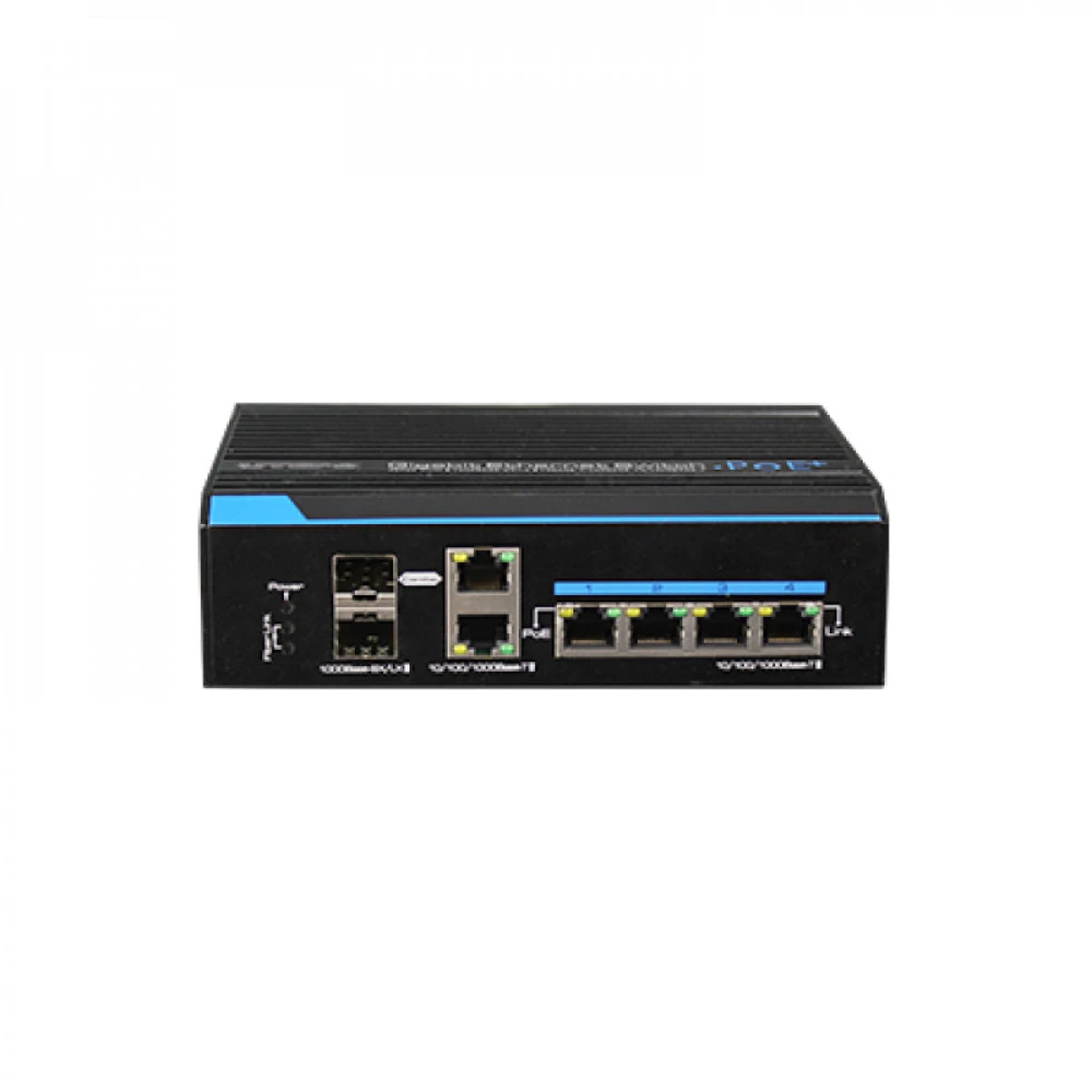 Коммутатор UTEPO UTP7204GE-PD 1000 Base-T (1000 мбит/с), 2 SFP порта