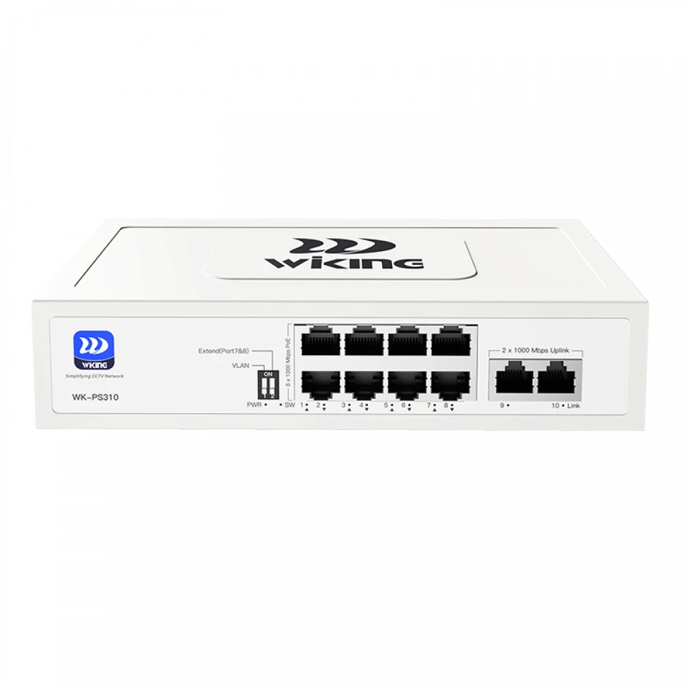 Коммутатор Wi-Tek WK-PS310 V2 1000 Base-T (1000 мбит/с)