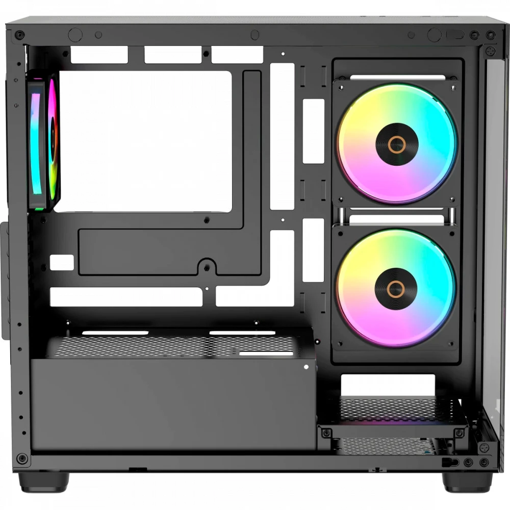 Корпус Ocypus Gamma C52 ARGB Black Gamma-C52-BKD300XX-GL Mini-Tower