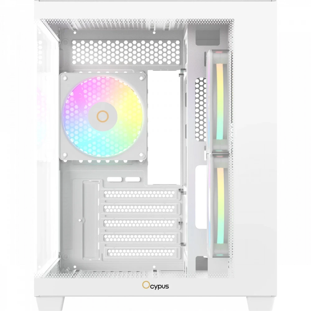 Корпус Ocypus Gamma C54 WH ARGB Gamma-C54-WHD300XX-GL Mini-Tower