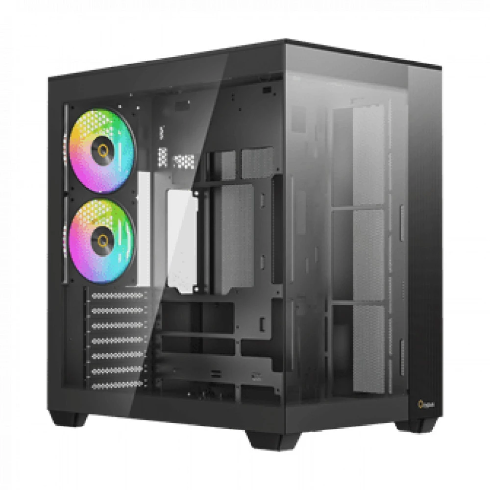 Корпус Ocypus Delta C74 BK ARGB Delta-C74-BKD200XX-GL Mid-Tower