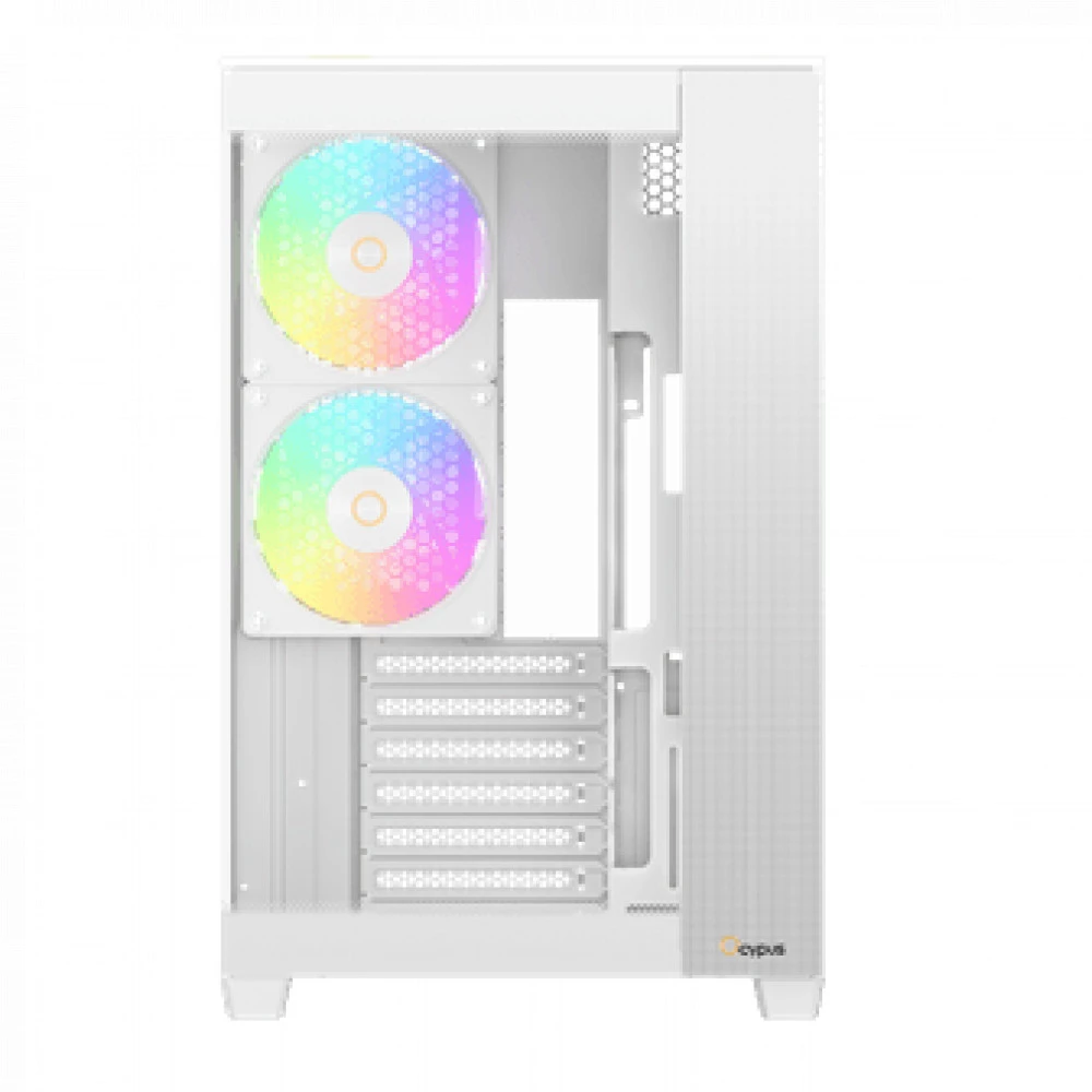 Корпус Ocypus Delta C74 WH ARGB Delta-C74-WHD200XX-GL Mid-Tower