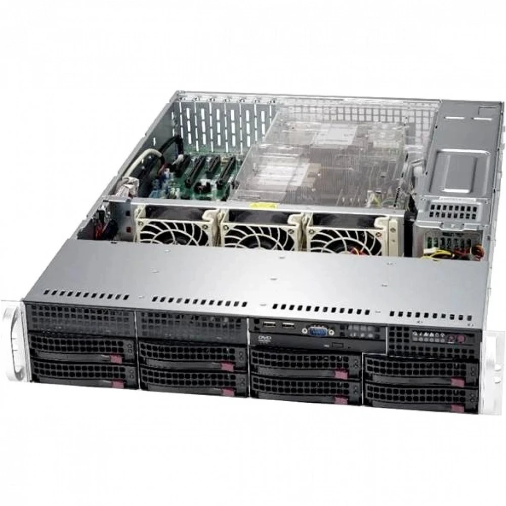 Сервер Supermicro CSE-825TQC-R1K23LPB/X11DPI-N 2U825X11-002-1 2U Rack, Xeon Gold 6254, 3100 МГц, 18, 24.75, 2 x 32 ГБ, LFF 3.5", 8
