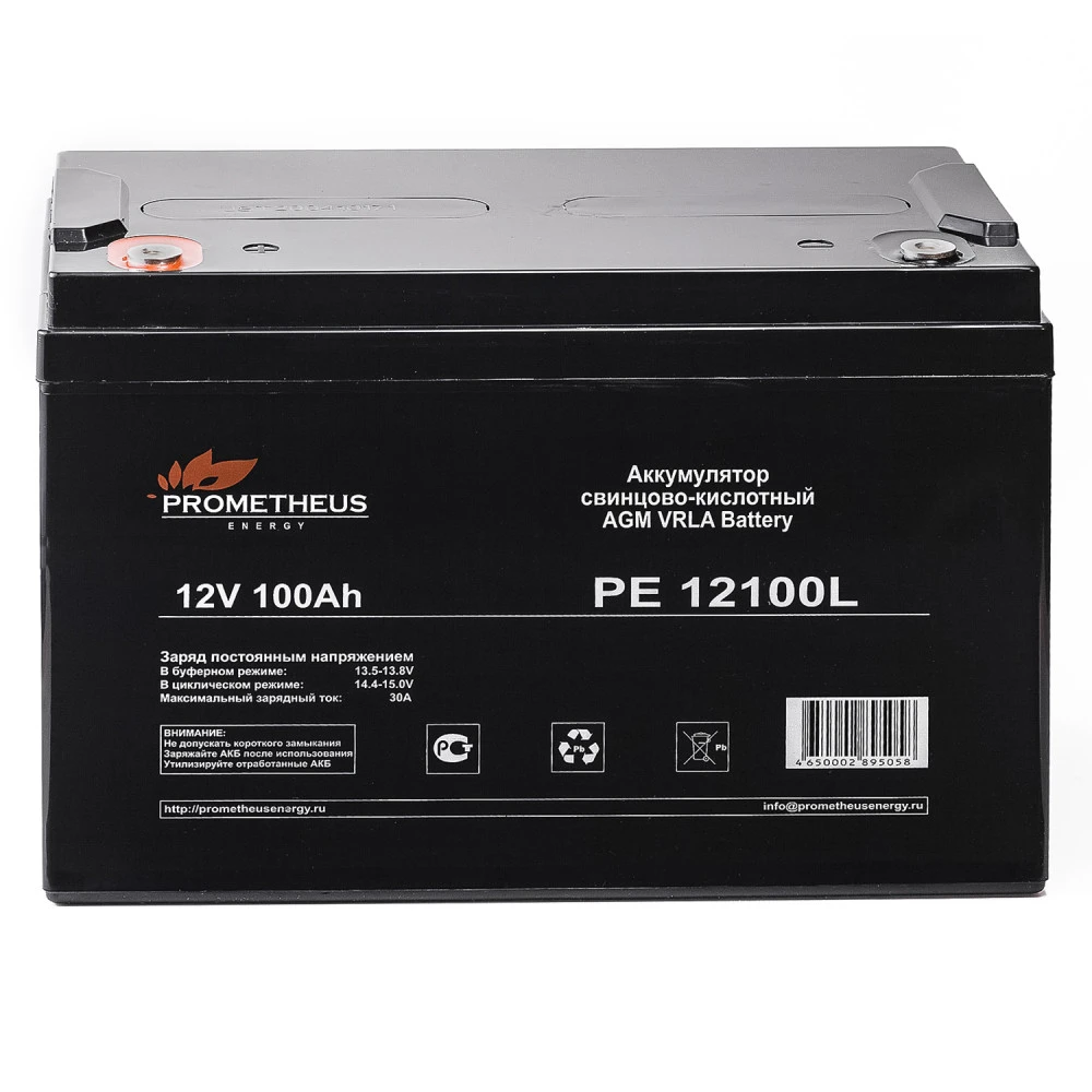 Сменные аккумуляторы АКБ для ИБП PROMETHEUS ENERGY PE 12100L 12 В