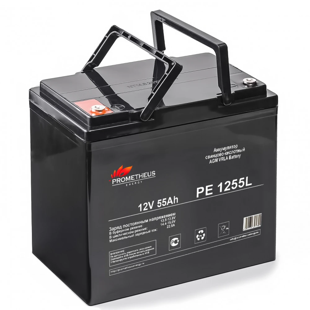 Сменные аккумуляторы АКБ для ИБП PROMETHEUS ENERGY PE 1255L 12 В