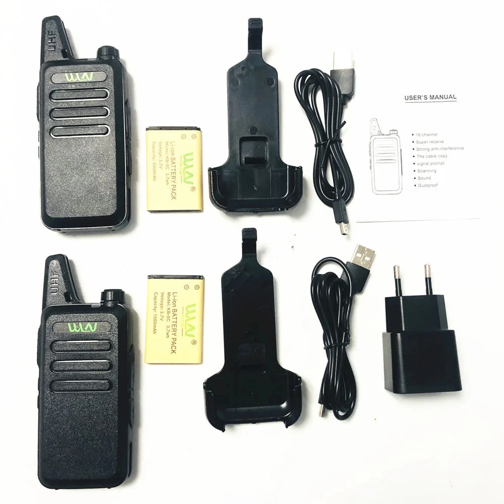 Носимая рация WLN KD-C1 (two)