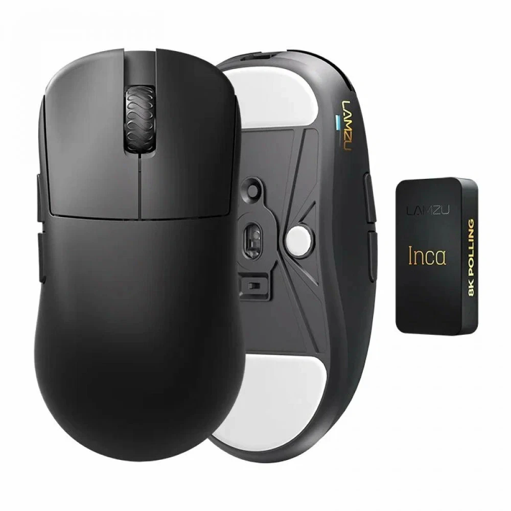 Мышь LAMZU Inca Black 6975637430039 Игровые, Беспроводная