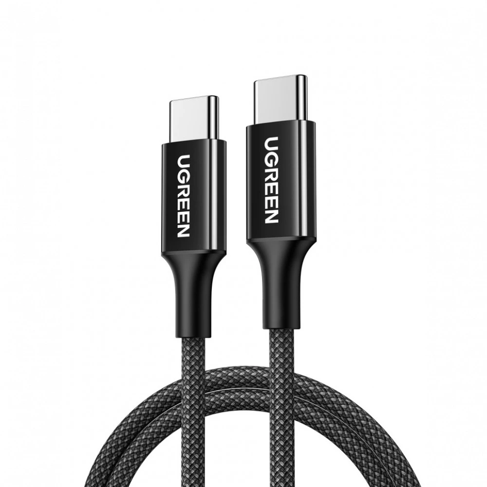 Кабель интерфейсный UGREEN Кабель USB C - USB C, 480Mbps, 3A, QC4.0/PD3.0, 60W, 1m, L501 (35465) UGREEN 0014524 USB-C-USB-C