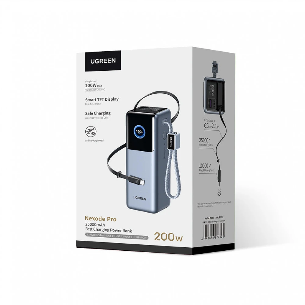 Внешний аккумулятор (Power Bank) UGREEN Мобильный аккумулятор 0014532