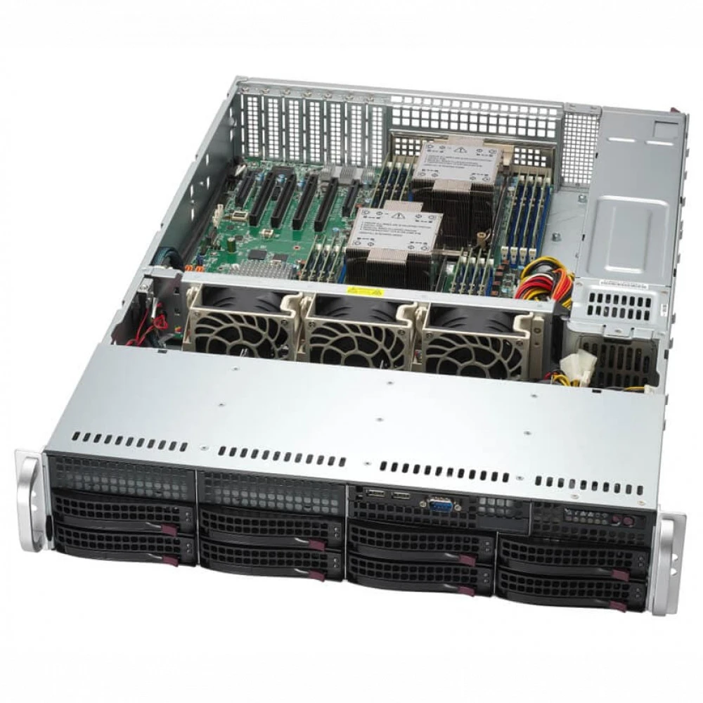 Сервер Supermicro SYS-621P-TR SYS-621P-TR-OTO-44 2U Rack, Xeon 6530, 2100 МГц, 32, 160, 1 x 32 ГБ, LFF 3.5", 8, 1x 4 ТБ