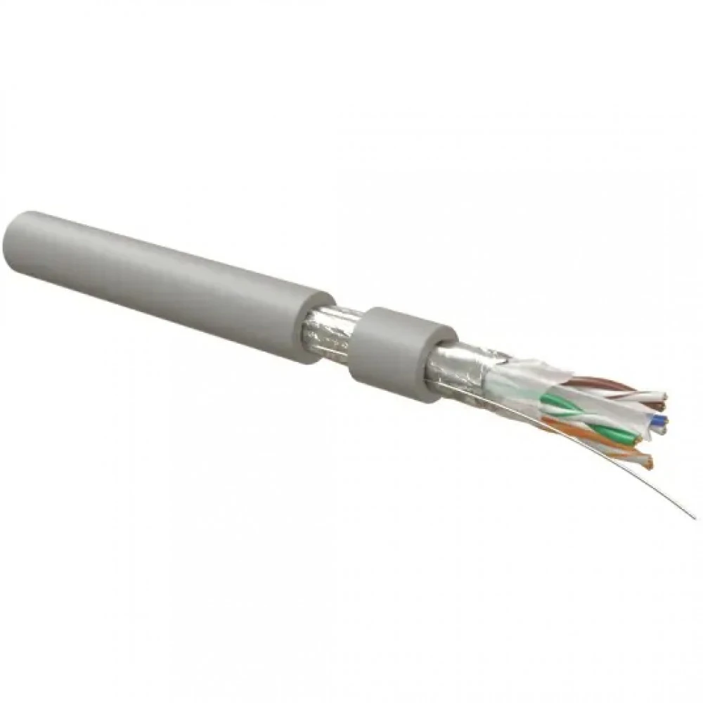 Кабель витая пара Hyperline Кабель витая пара экранированный F/UTP (305 м) FUTP4R-C6-S23-IN-LSLTX-GY-305