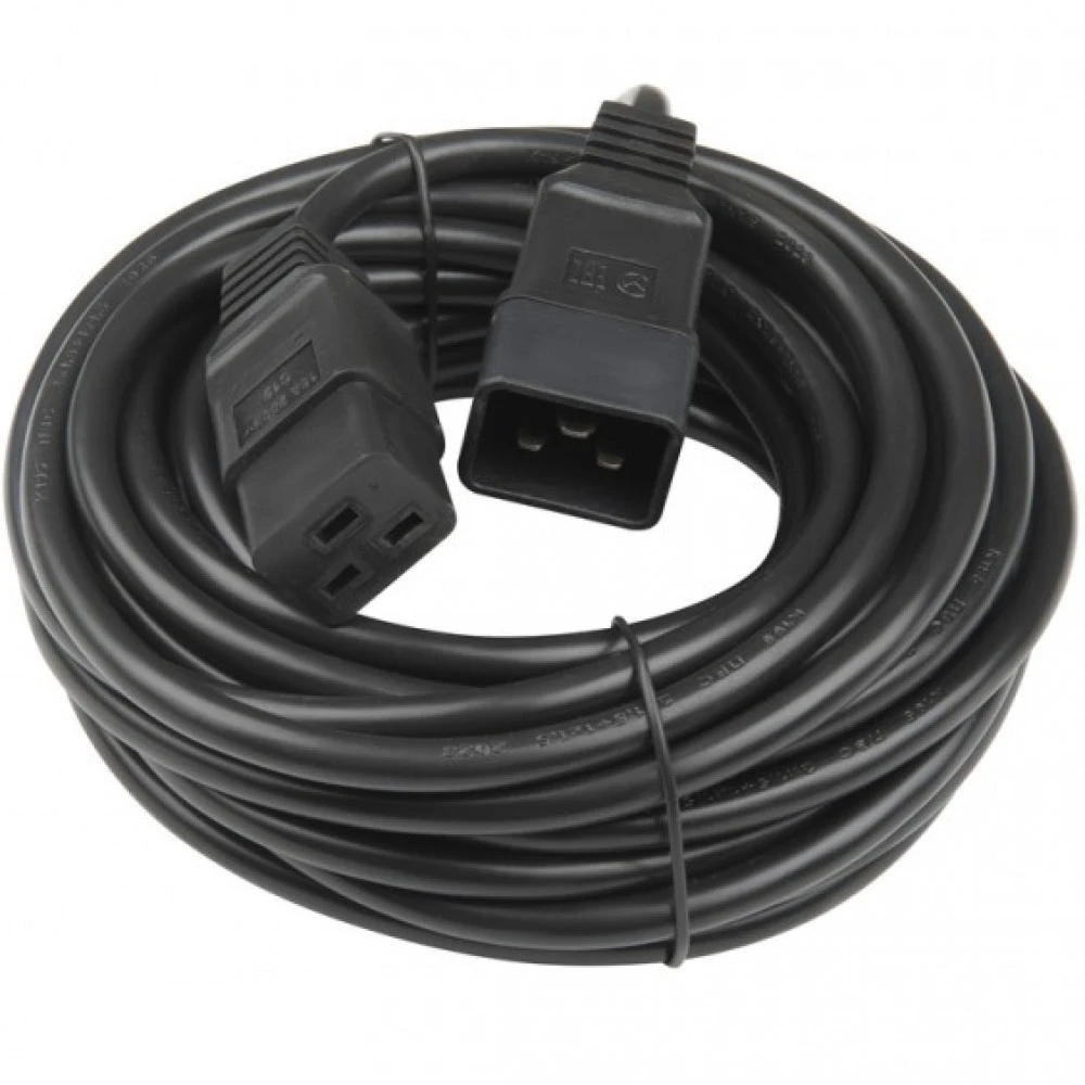 Опция для ИБП Hyperline Кабель питания IEC 320 C19 - IEC 320 C20 (3x1.5) PWC-IEC19-IEC20-10-BK