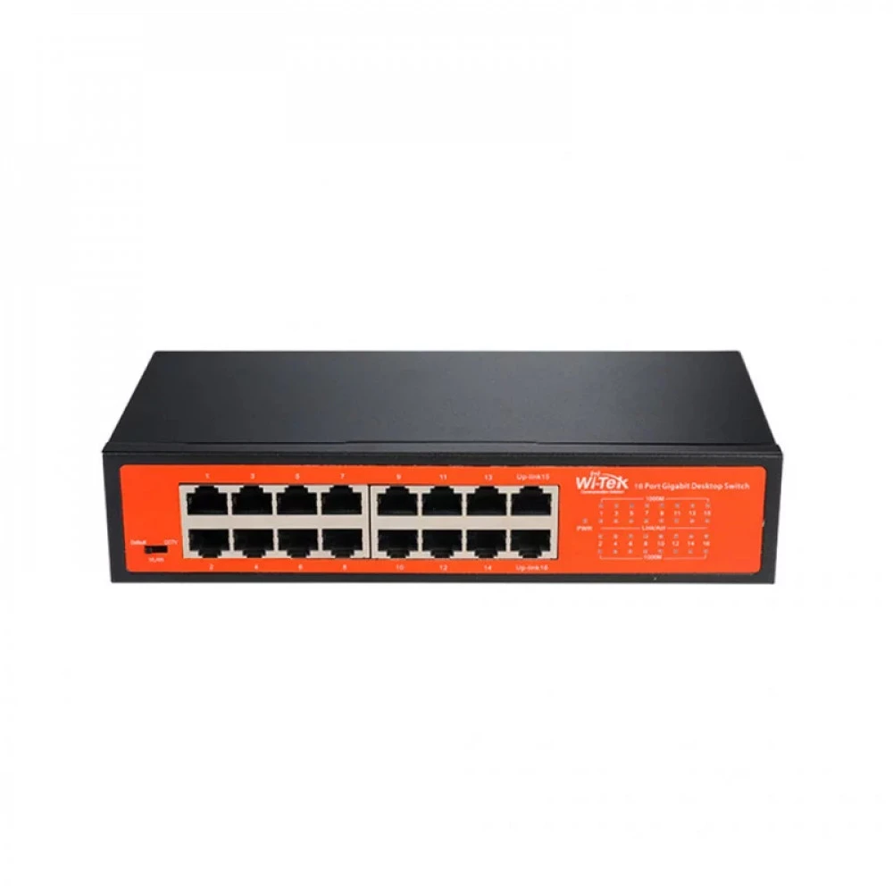 Коммутатор Wi-Tek WI-SG116D V4 1000 Base-T (1000 мбит/с)