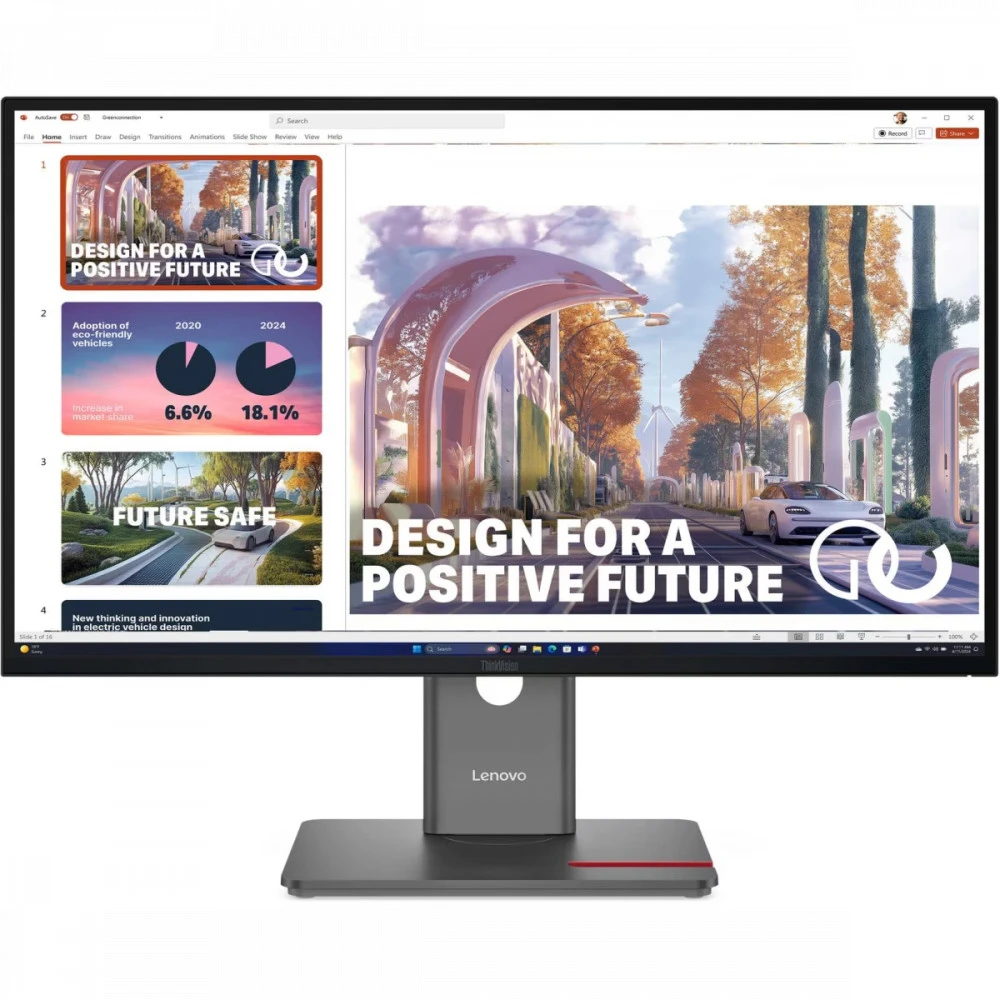 Монитор Lenovo ThinkVision P27QD-40 64B3GAT2EU 27 ", IPS, Quad HD 2560x1440 (16:9), 120 Гц