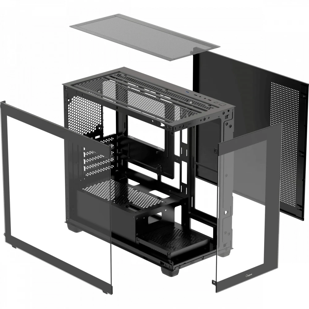 Корпус Ocypus Gamma C52 BK Gamma-C52-BKD000XX-GL Mini-Tower