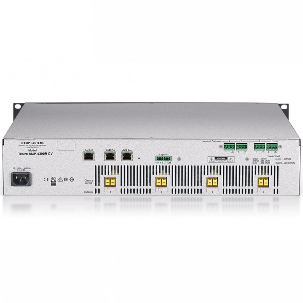 Опция для конференц-оборудования BIAMP TesiraAMP-4300RCV 912.0421.900/911.0421.900