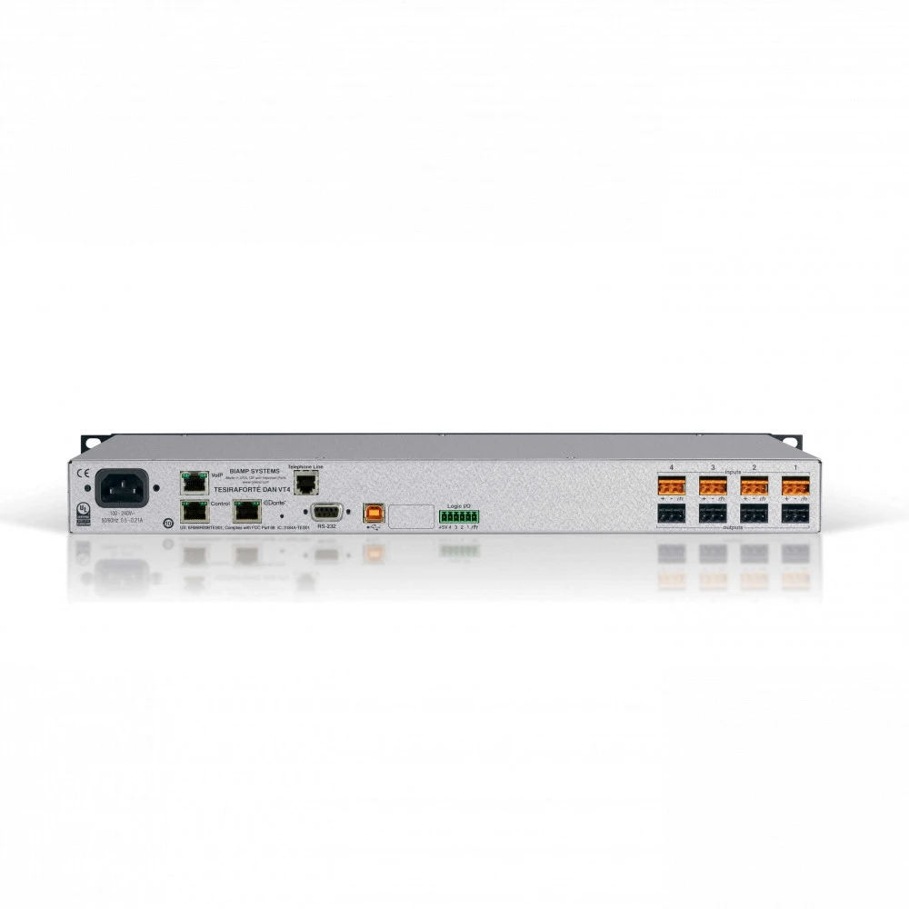 Опция для конференц-оборудования BIAMP TesiraFORTE DAN VT4 912.0453.900/911.0453.900