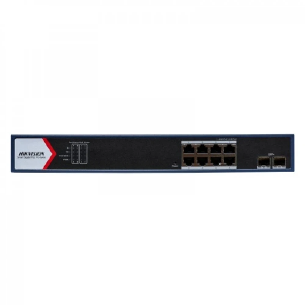 Коммутатор Hikvision DS-3E1710HP-SI-8P2X 301803862 1000 Base-TX (1000 мбит/с), 2 SFP порта