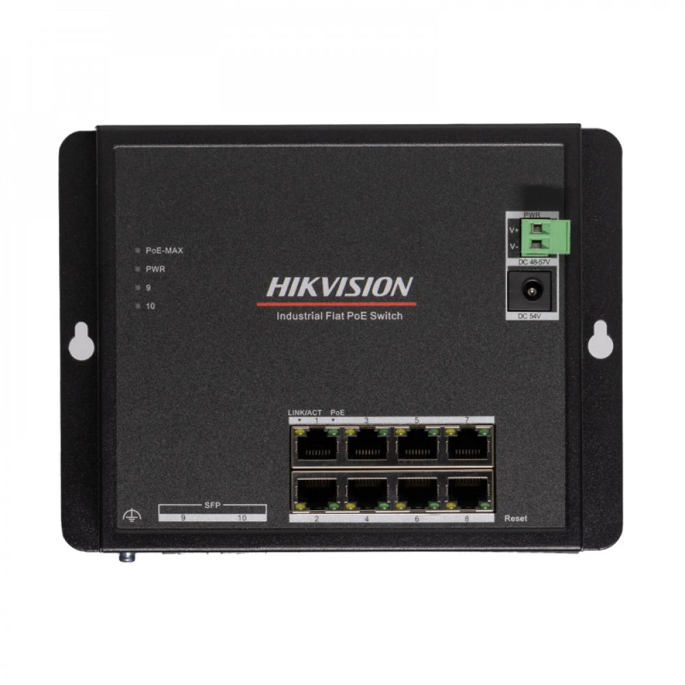 Коммутатор Hikvision DS-3T1510P-SI-FLT 301803774 1000 Base-T (1000 мбит/с), 2 SFP порта