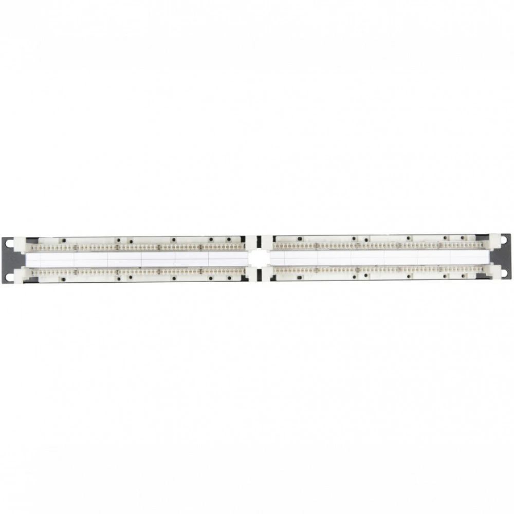 Оптический кросс Hyperline 100 парная кросс-панель 110 типа, 19" 1U (без модулей) 110C-19-100P-1U