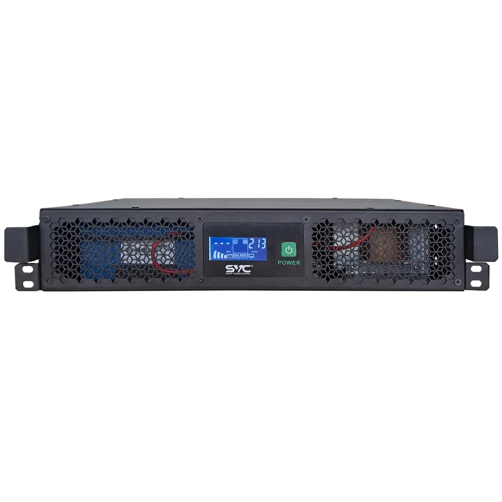 Источник бесперебойного питания SVC RTO-1.5K-LCD/R2 Линейно-интерактивные, Стоечный (Rack), 1500 ВА, 900 Вт