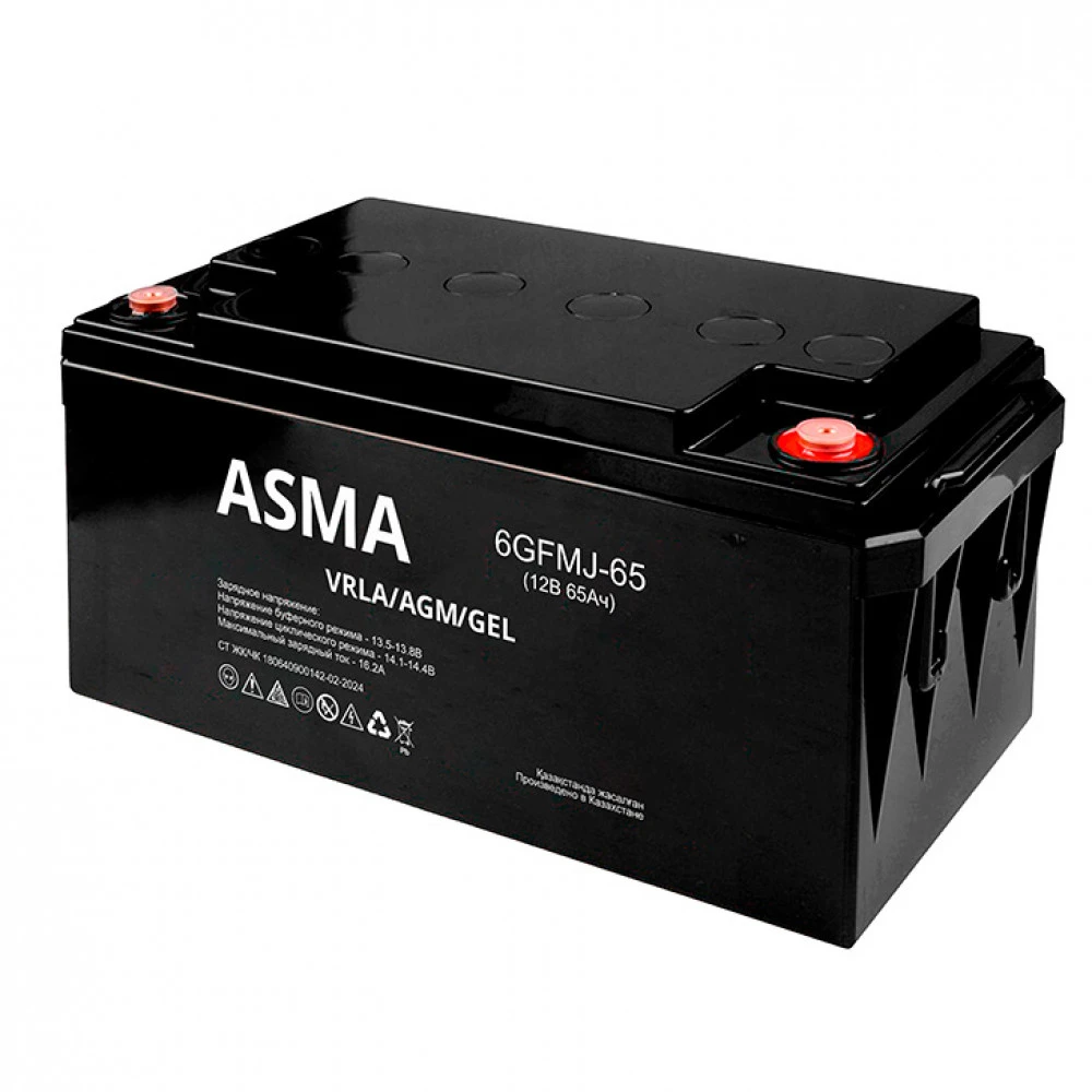 Сменные аккумуляторы АКБ для ИБП Asma 6GFM-65 GEL 12 В
