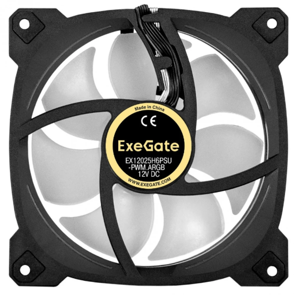 Система охлаждения ExeGate EX12025H6PSU-PWM.ARGB EX295974RUS Для процессора