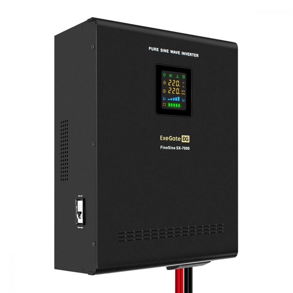 Источник бесперебойного питания ExeGate FineSine SX-7000.LCD.AVR.2SH.T EX296005RUS Линейно-интерактивные, 7000 ВА, 5000 Вт