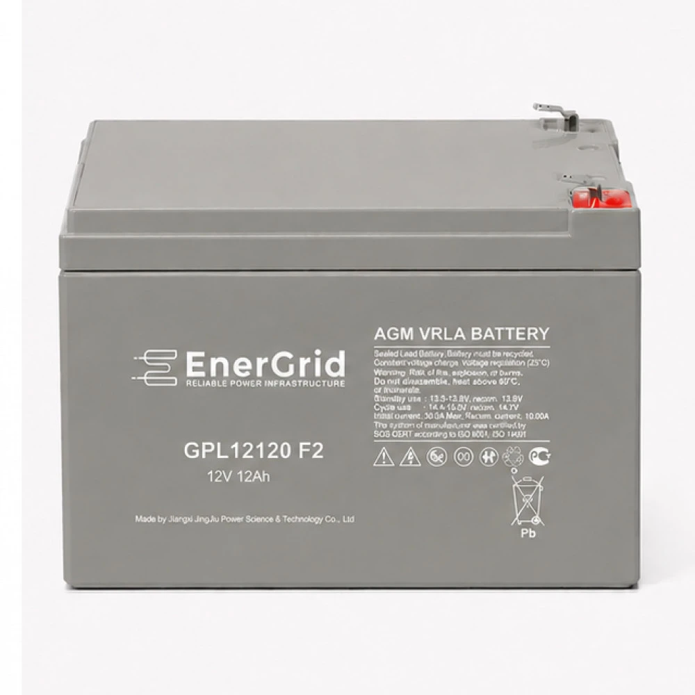 Сменные аккумуляторы АКБ для ИБП EnerGrid GPL12120 F2 12 В