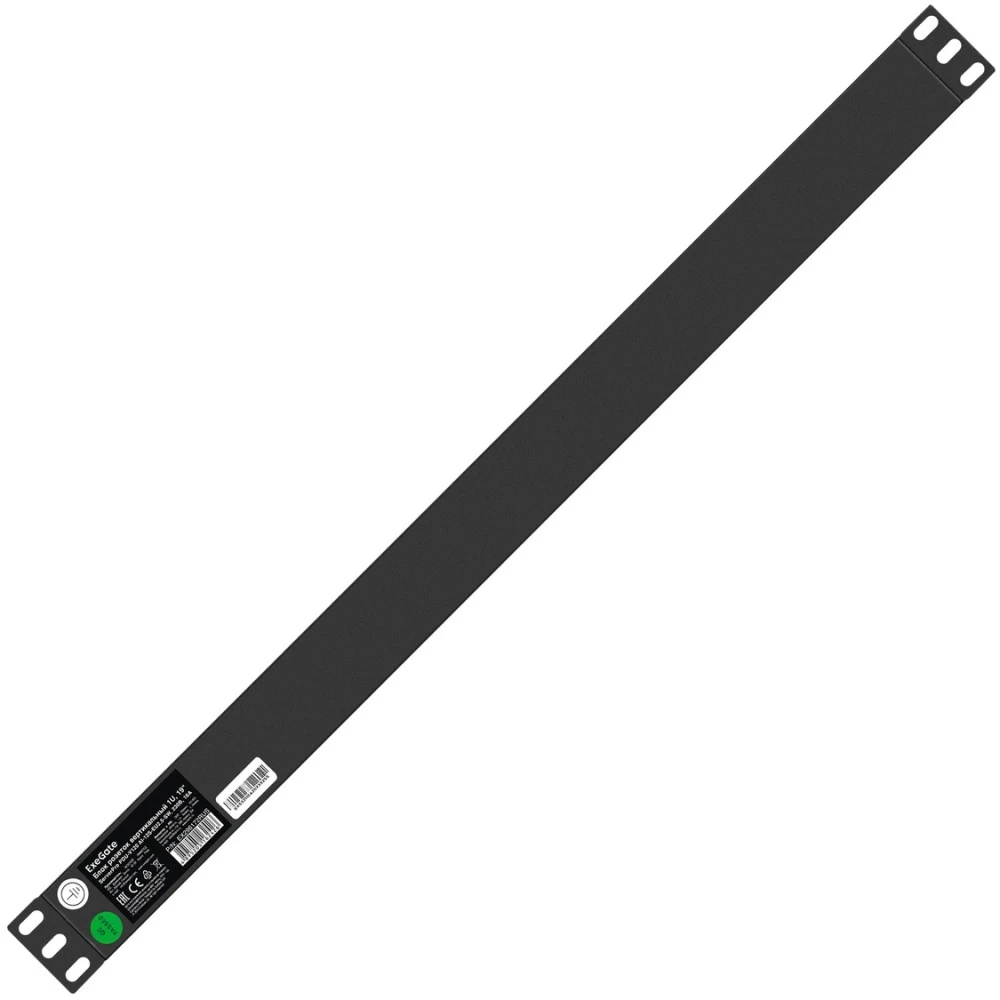 Аксессуар для серверного шкафа ExeGate Блок розеток вертикальный ServerPro (19", 1U, 12 Schuko) EX296172RUS