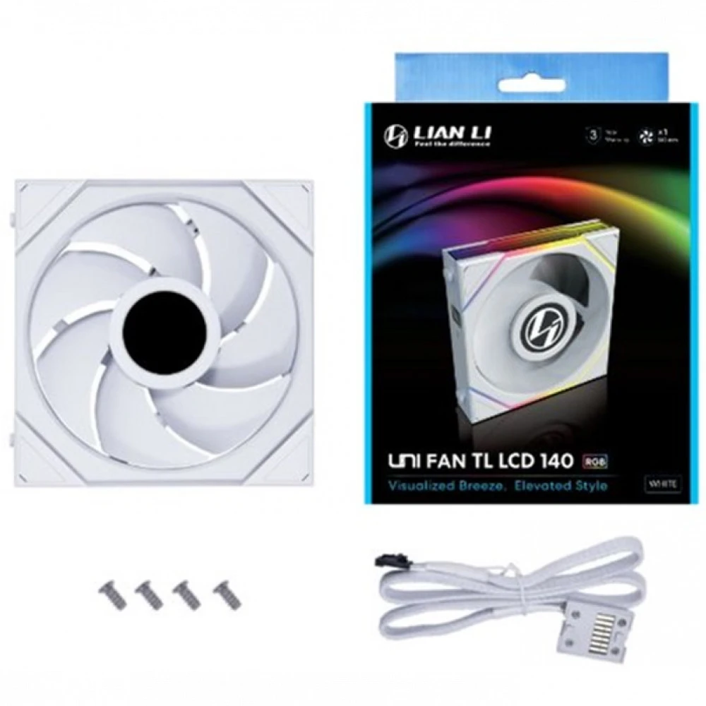 Система охлаждения Lian Li UNI FAN TL 140 LCD G99.14TLLCD1W.00 Для системного блока