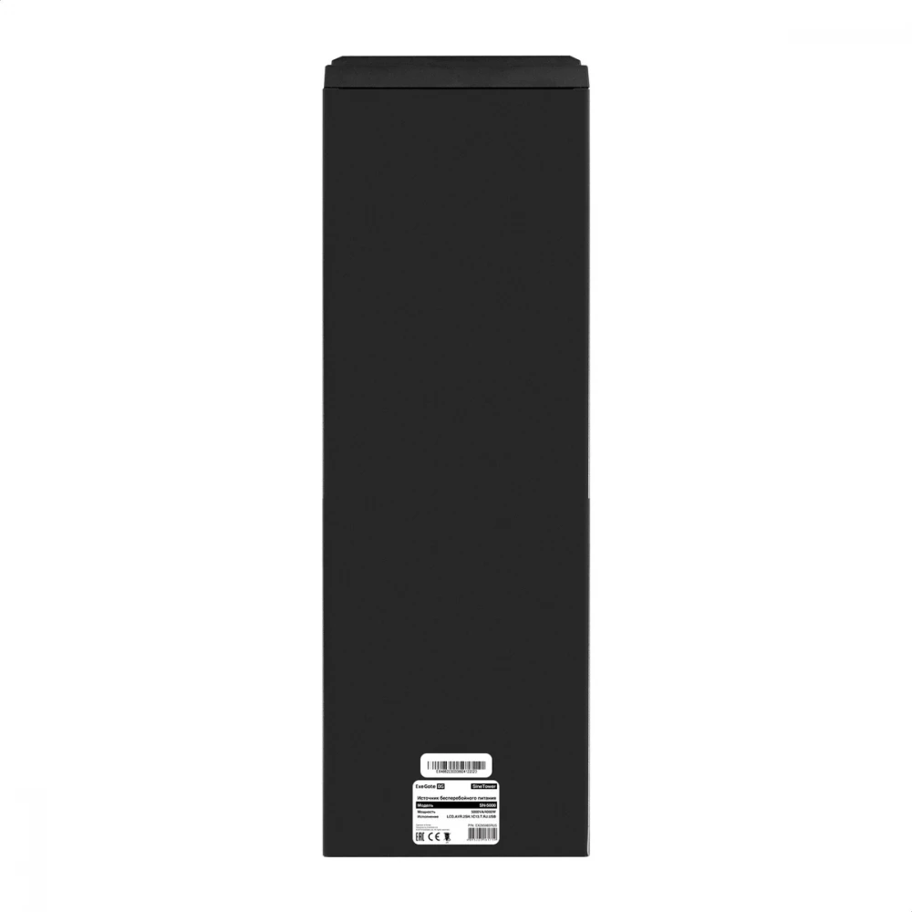 Источник бесперебойного питания ExeGate SineTower SN-5000.LCD.AVR.2SH.1C13.T.RJ.USB EX295985RUS Линейно-интерактивные, Напольный (Tower), 5000 ВА, 4000 Вт