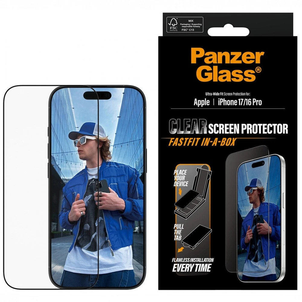 Аксессуары для смартфона PanzerGlass Защитное стекло для Apple iPhone 17 PG_PG48418
