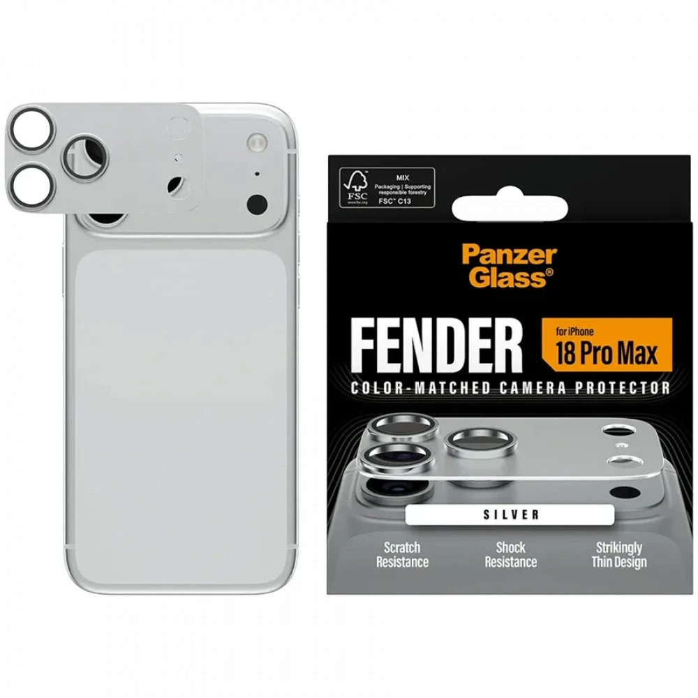 Аксессуары для смартфона PanzerGlass Защита объектива камеры Silver iPhone 18 Pro Max PG36357