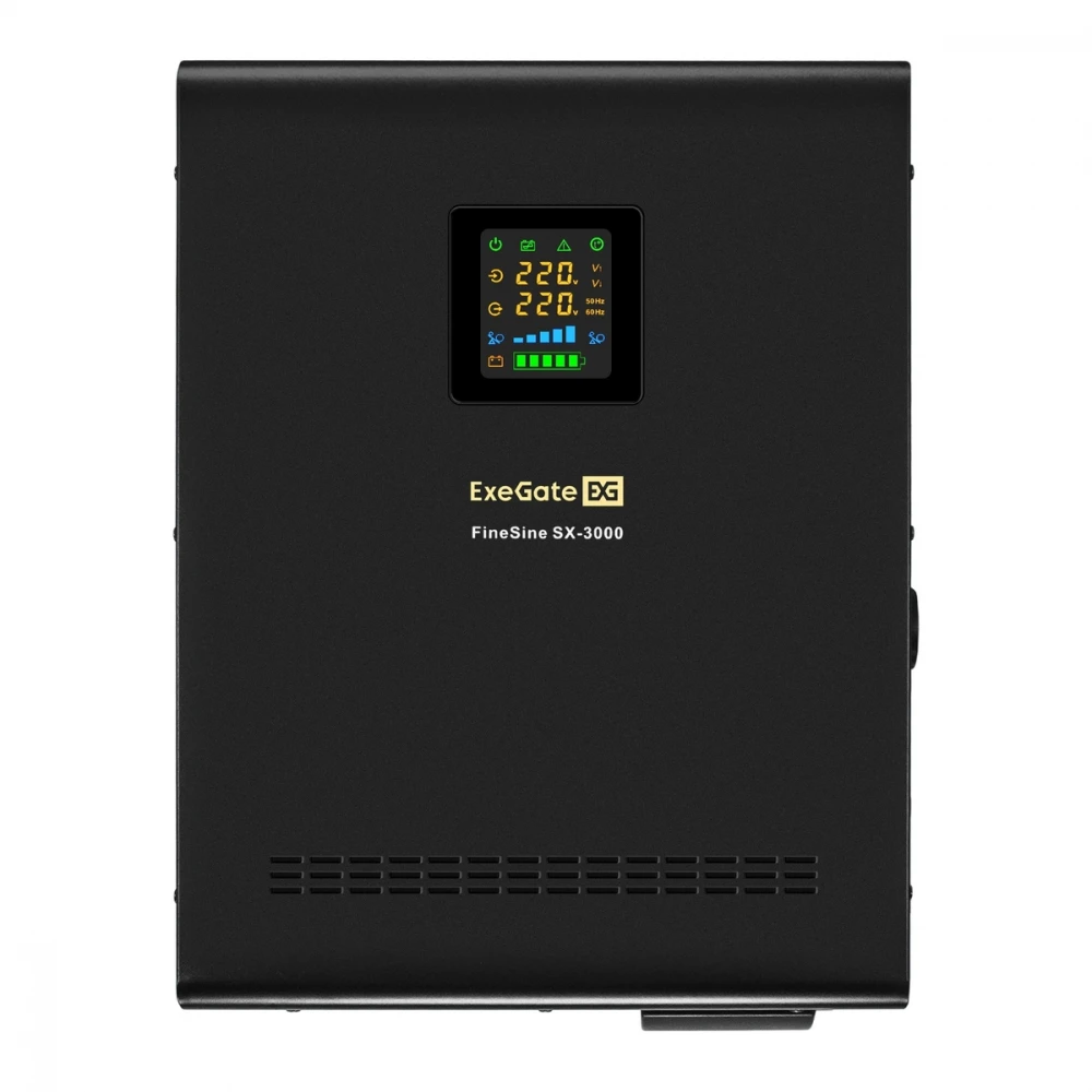 Источник бесперебойного питания ExeGate EX296003RUS + батарея 75Aч EX285653RUS 4шт EX296643RUS Линейно-интерактивные, Напольный (Tower), 3000 ВА, 2100 Вт