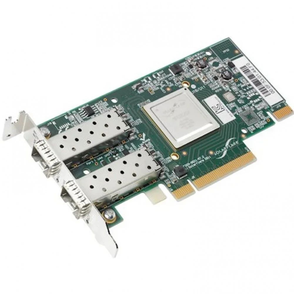 Сетевая карта SOLARFLARE PCIE 2-PORT 10 GBE ADAPTER LP SFN5162F SFP+