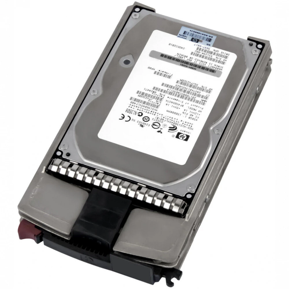 Опция для системы хранения данных СХД HPE StorageWorks EVA M6412A 450GB 15K Fibre Channel AG803B Диск для СХД