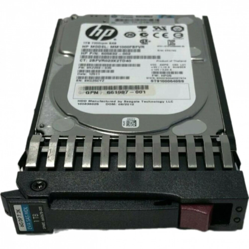 Серверный жесткий диск HPE 1 ТБ QK764A 2,5 SFF, 1 ТБ, SAS