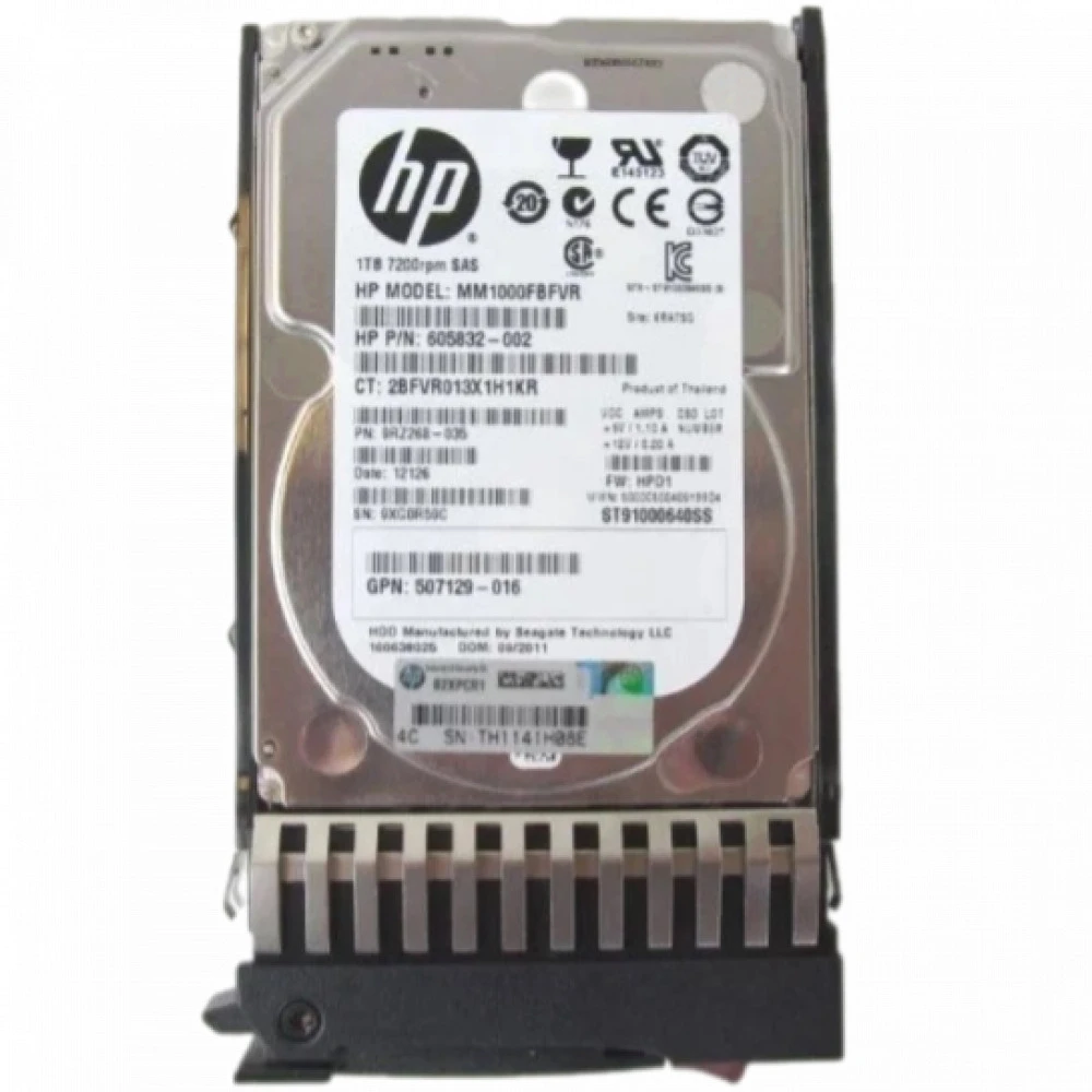 Серверный жесткий диск HPE 1 ТБ QK764A 2,5 SFF, 1 ТБ, SAS