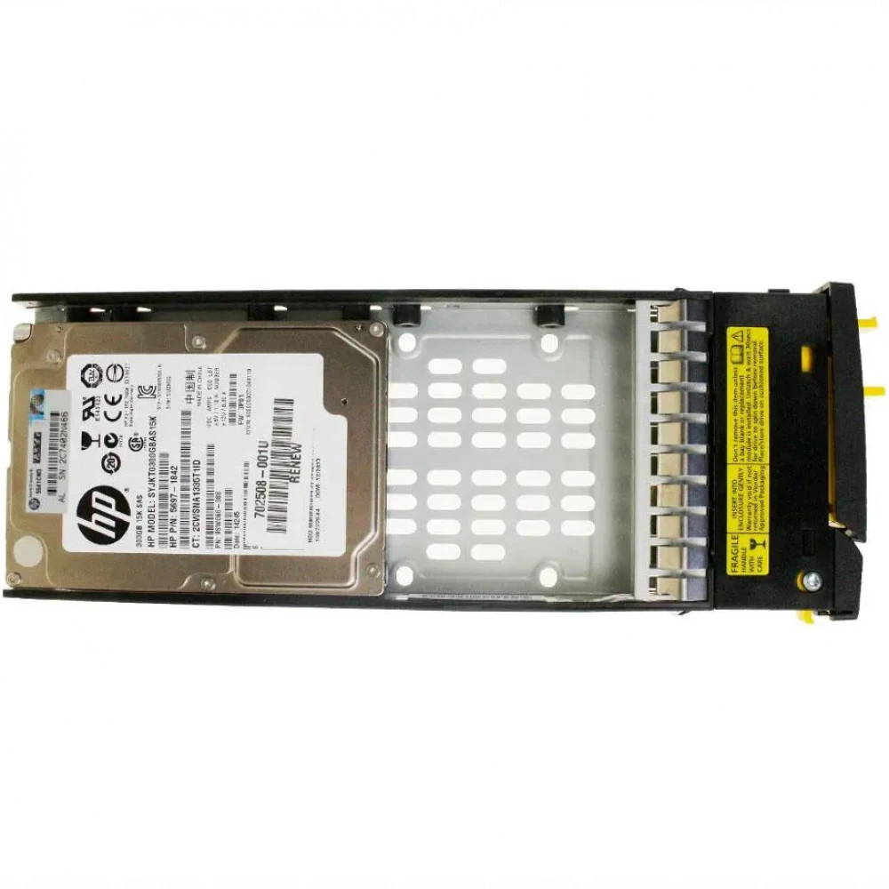 Опция для системы хранения данных СХД HPE M6710 3PAR 300GB 6G SAS 15K RPM SFF HDD QR492A Диск для СХД