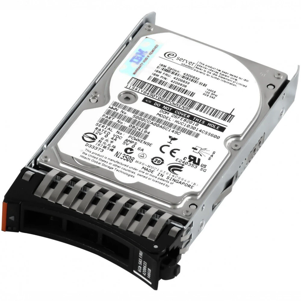 Серверный жесткий диск IBM 146 ГБ 42D0632 2,5 SFF, 146 ГБ, SAS