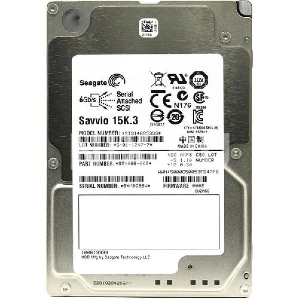 Серверный жесткий диск Seagate Savvio ST9146853SS 2,5 SFF, 146 ГБ, SAS