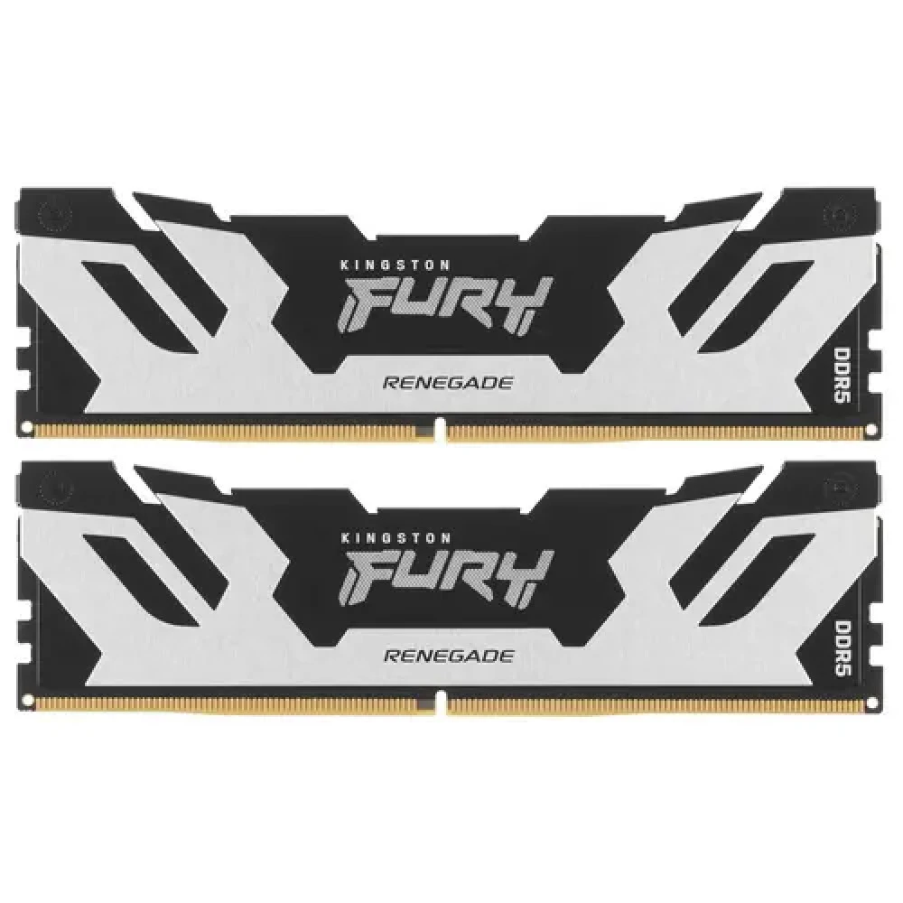 ОЗУ Kingston FURY Renegade Silver KF576C38RSK2-32 DIMM, DDR5, 32 Гб (2 х 16 Гб), 7600 МГц